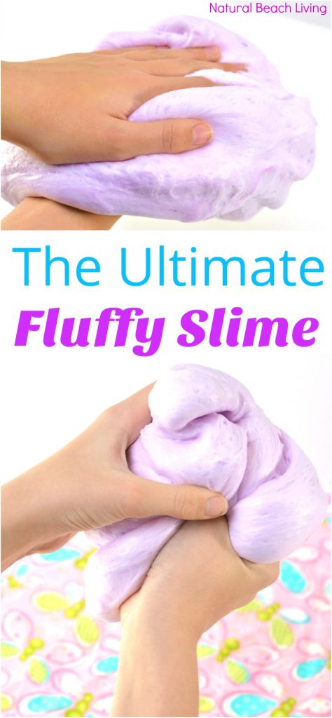 DIY Fluffy Glitter Slime