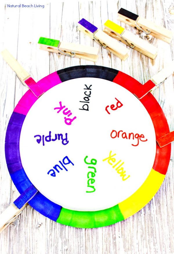 Teaching Colors Activities - Easy DIY Color Matching Craft - Natural ...