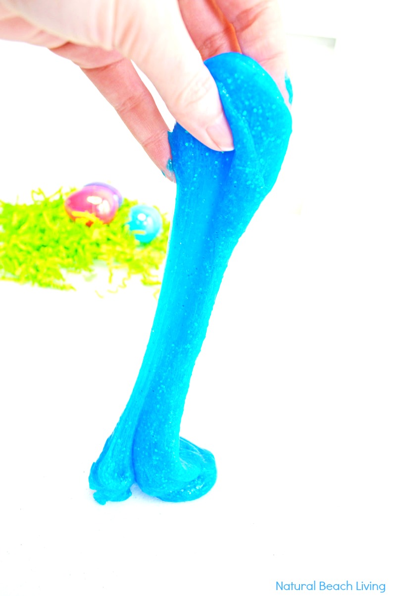 Easter Slime Recipe with Contact Solution