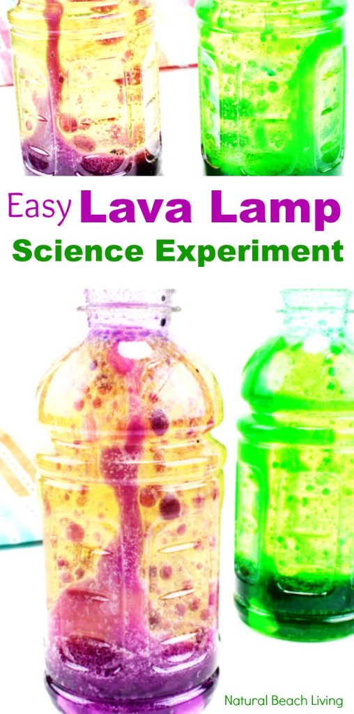 easy lava lamp science experiment for kids, homemade lava lamp science experiment 