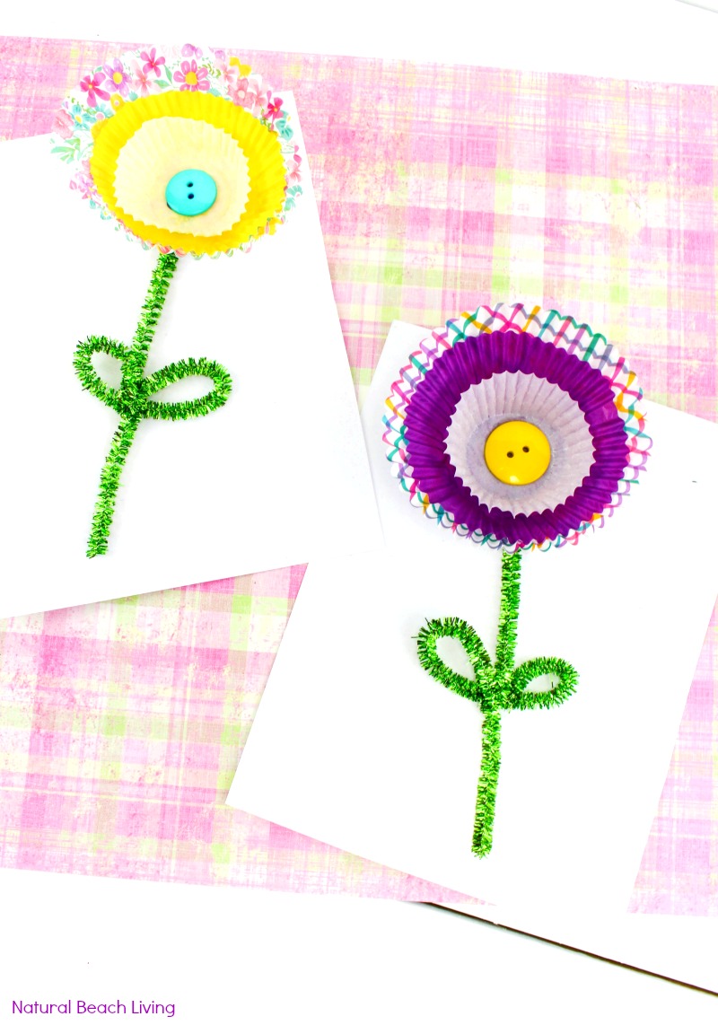 10 easy and creative Spring flower crafts. From paper flowers to fabric flowers, we have something for everyone. DIY Spring Flower Crafts, Mother's Day Crafts, Spring brings a variety of lovely colors, new beginnings, and new growth perfect for spring crafts for kids and adults 