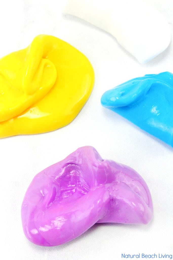 How to Make Putty, This Homemade Putty uses only 3 ingredients and is a fun take on Thinking Putty, This Therapy Putty Recipe is great for special needs, autism, and working fine motor skills, You'll find The Best Sensory Play and DIY Putty recipes here. 