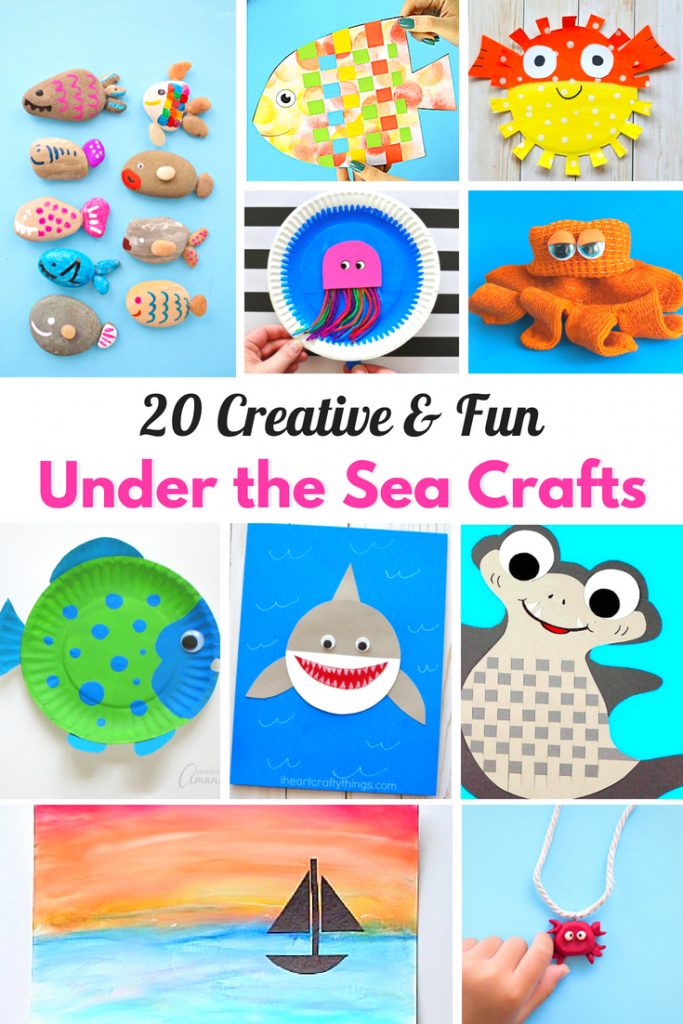 Under the Sea Artwork for Kids - Frugal Fun For Boys and Girls