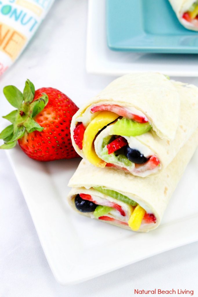 Toddler Lunch Ideas - Healthy Fruit Wrap 