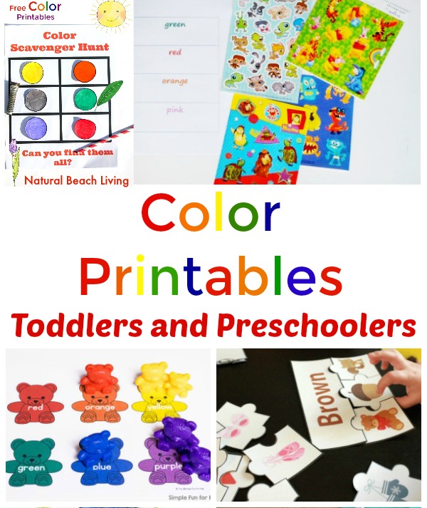 25+ Color Activities and Free Preschool Color Printables, Color Preschool Theme, Color Activities Printables, learning colors printables and worksheets, Color Activities for Preschool, and Preschool Color Worksheets