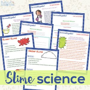 Slime Science Experiments with Slime Recipes - Natural Beach Living