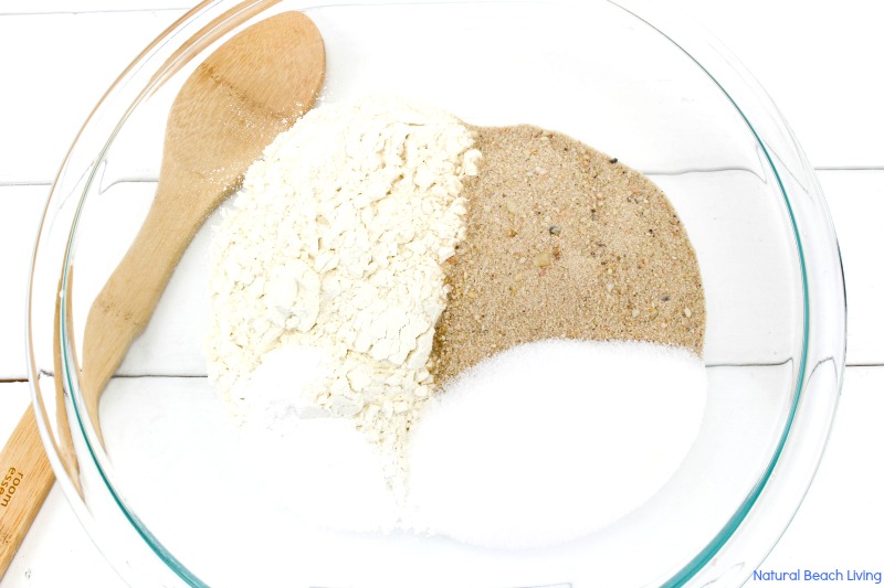 Kids love making imprints of the seashells on this sand playdough. Make DIY Sand Play dough for a perfect Beach Theme Playdough recipe, this Textured Playdough is fun sensory play and summer activity #sensoryplay #playdough #sandplaydough #preschool #toddlers #beachtheme Kids love making imprints of the seashells on this sand playdough. Make DIY Sand Play dough for a perfect Beach Theme Playdough recipe, this Textured Playdough is fun sensory play and summer activity
