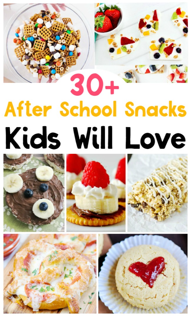 30+ School Snacks for Kids – After School Snack Ideas
