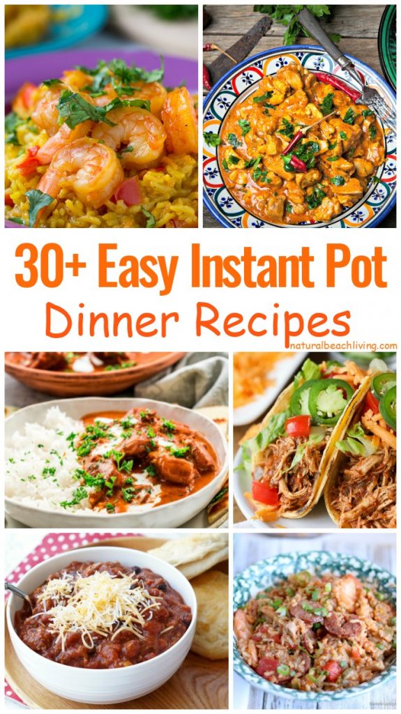 Easy Instant Pot Dinner Recipes for Busy School Nights, Perfect Back to School Recipes for the family, Healthy Instant Pot Dinner Recipes, Instant Pot Chicken Recipes and more. If you are looking for quick dinner ideas, you've come to the right place. 30+ Easy Weeknight Recipes 