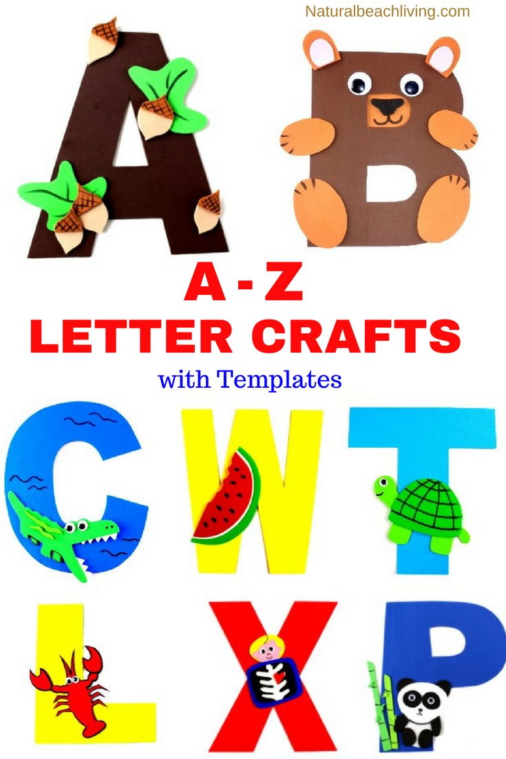 The Best Letter of the Week Crafts for Toddlers, Preschoolers, and Kindergarten, Letter of the Week Crafts is a perfect way to introduce each letter to your child. Over 50 pages of letter of the week printables, A complete Preschool Theme, Create adorable Letters of the Alphabet Crafts with your children as part of their fun hands-on learning activities. 