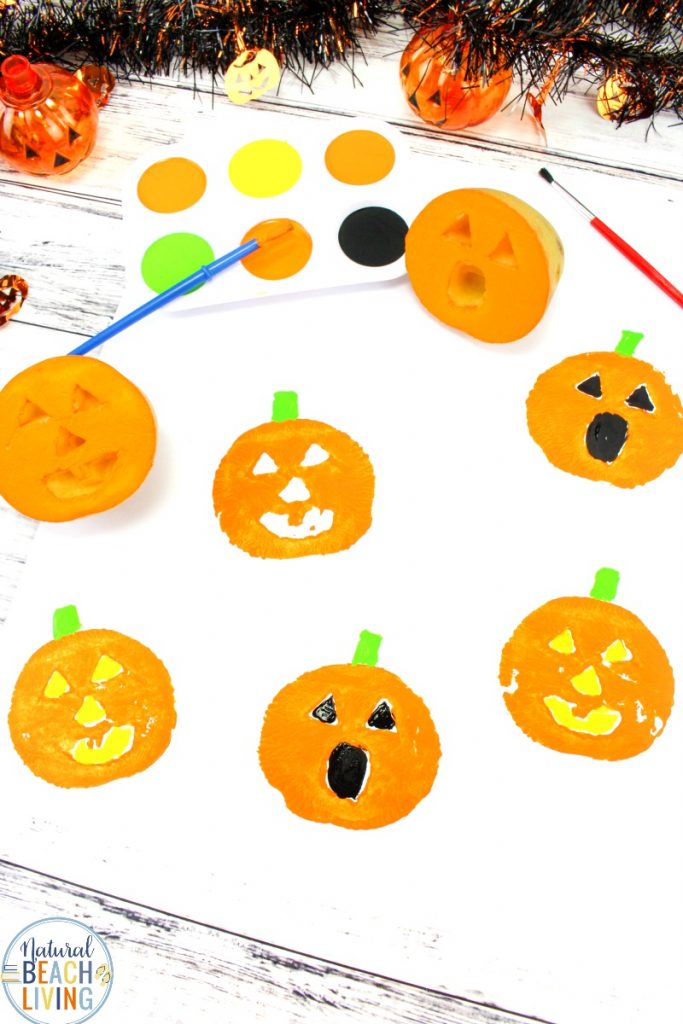 These Potato Stamping Pumpkins are so cute and make a perfect Halloween craft for toddlers and preschoolers, Easy Preschool Jack o Lantern Craft or Potato Stamping Art for Toddlers and Preschool. Fall Preschool Activity for Fine Motor Skills and Crafting Fun #preschool #Halloween #pumpkins #jackolanterns #toddlers #craftsforkids #fallcraft These Potato Stamping Pumpkins are so cute and make a perfect Halloween craft for toddlers and preschoolers, Easy Preschool Jack o Lantern Craft or Potato Stamping Art for Toddlers and Preschool. Fall Preschool Activity for Fine Motor Skills and Crafting Fun