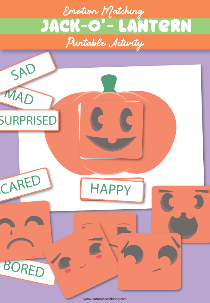 Emotions Activities and Feelings Faces Printables for a fun fall theme, Preschool Emotions Printables and Preschool Pumpkin Theme Printables are perfect for feelings activities for preschool. Important social skills for preschoolers and toddlers with free Pumpkin games. These Emotions Activities Pumpkin Faces are cute, fun, and free printable activities.