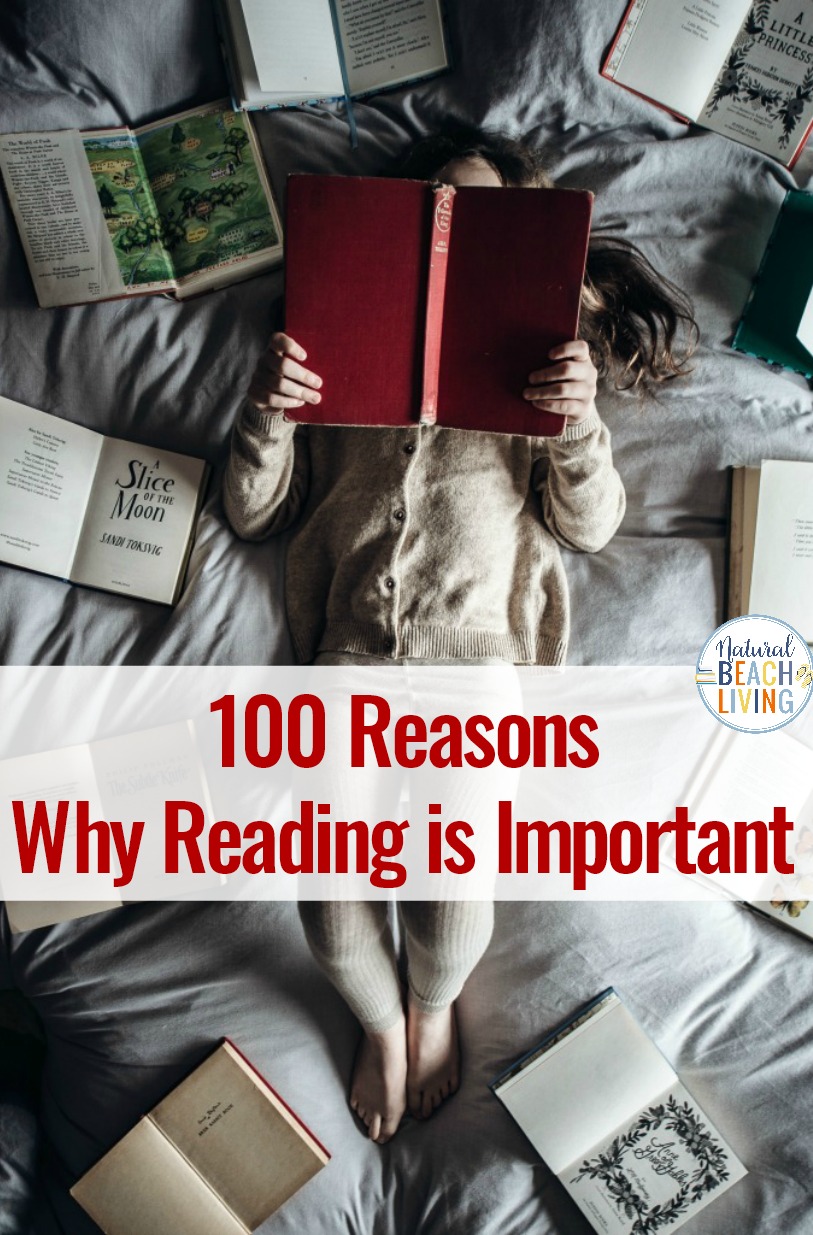 100 Reasons Why Reading is Important, How you can get into a Reading Habit, If you're curious about the importance of reading, you’ll find out many reasons why it is important to read. Plus, reading to kids, reading challenges, and Great Books to Read