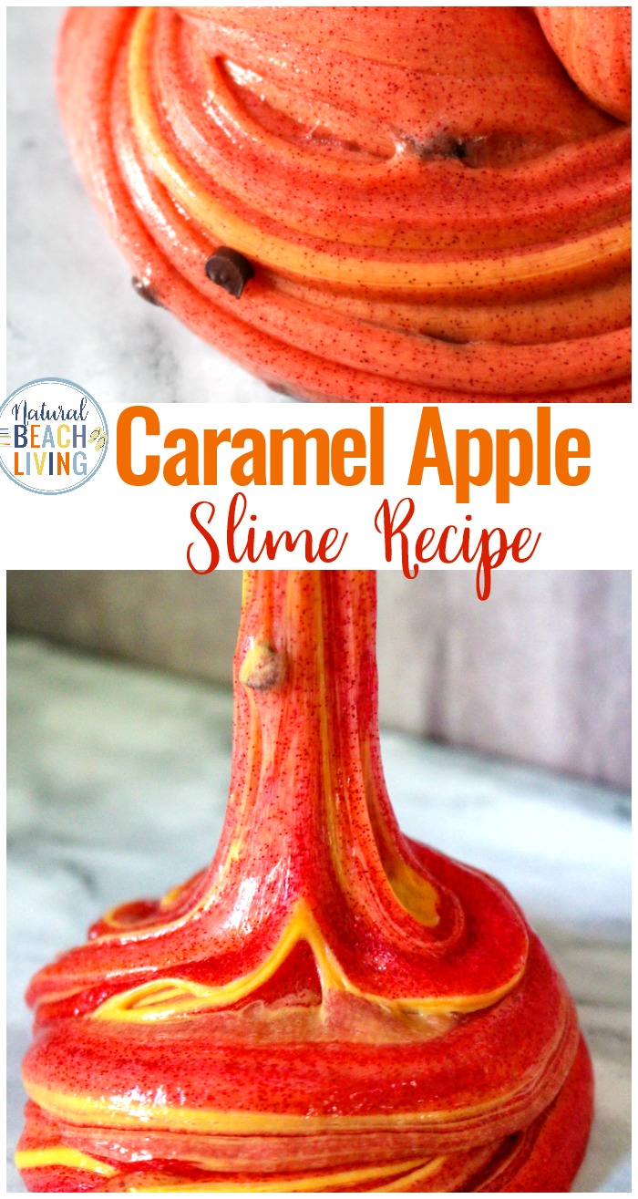 This Caramel Apple Slime Recipe with Contact Solution is perfect for fall. This is of the best smelling contact solution slime recipes you’ll ever make during the fall season. How to Make Clear Slime, kids will love playing with this stretchy Caramel Clear Slime Recipe