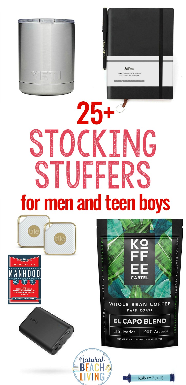 26+ Stocking Stuffers for Men and Teen Boys - Natural Beach Living