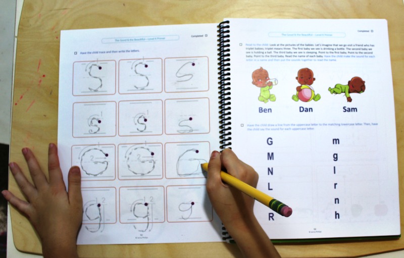 The Good and The Beautiful, Everything you want to know about The Good and The Beautiful Curriculum, The Good and The Beautiful language arts and reviews on the homeschool curriculum, The Good and The Beautiful Organization, Pre k and Kindergarten