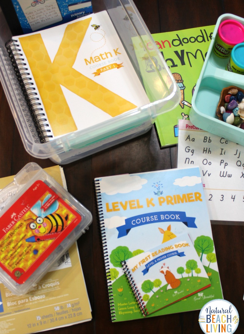 The Good and The Beautiful, Everything you want to know about The Good and The Beautiful Curriculum, The Good and The Beautiful language arts and reviews on the homeschool curriculum, The Good and The Beautiful Organization, Pre k and Kindergarten