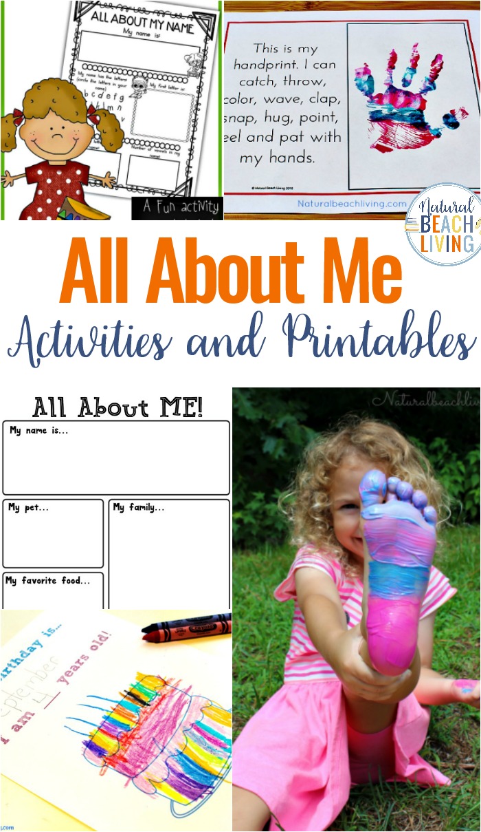 All About Me Poster and Worksheets for your back to school activities. Grab this FREE All About Me Printable for kids of all ages. All About Me Theme