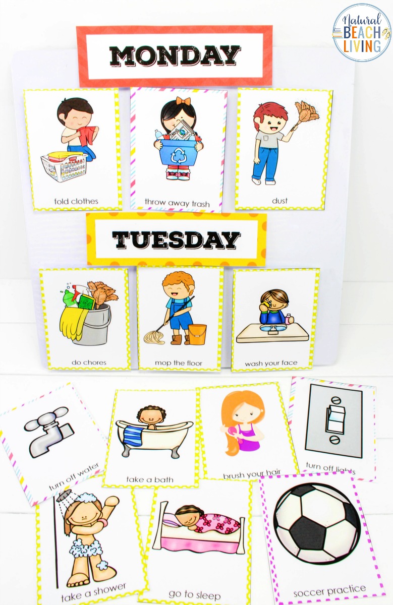 Visual Schedule Printable Ultimate Bundle for multi ages and keeping kids on task, Picture Schedule, Autism Visual Schedule printables and Routine Picture Cards, Visual Schedule Pictures for Home and School with EDITABLE Visual Schedule