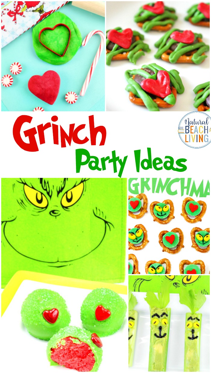 50+ Grinch Activities and Grinch Party Ideas, What better during the Christmas season than celebrating with The Best Grinch Party Ideas. You'll find healthy Grinch snacks, yummy Grinch treats, Grinch activities, and more. Everything for the perfect Grinch Theme.