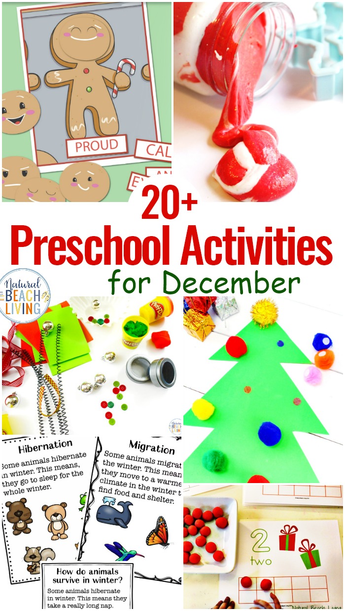 20 December Preschool Themes with Lesson Plans and Activities
