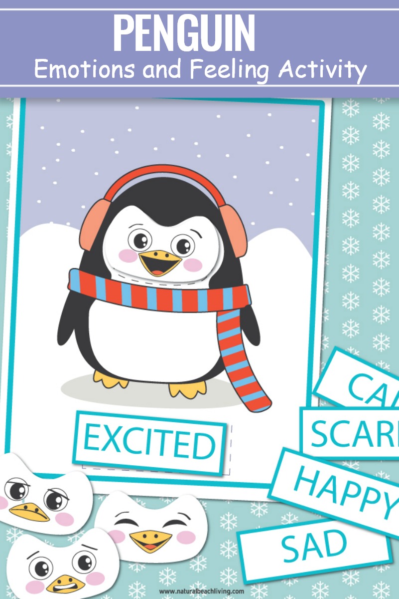 Preschool Emotions Printables Penguin Activities, Emotions Preschool Printables and Penguin Activities, Preschool Activities and penguin free printable emotion cards are perfect for a winter theme. Help children of all ages learn to recognize, manage and understand feelings and emotions with these penguin emotions cards. Emotions Preschool Theme, Feelings Preschool and Penguin Activities for Preschoolers and Kindergarten