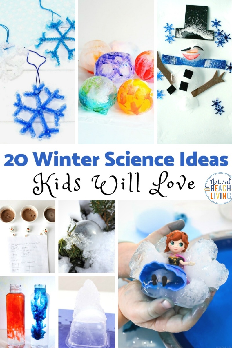 The Best Winter Science Activities and Experiments for kids. These fun hands-on learning science activities will have children Making Homemade snow, slime recipes, creating crystal snowflake ornaments, learning about winter animals and more. kids love these winter science experiments! Winter Science Activities for Kids, Kindergarten Science Experiments, Montessori Science Activities 