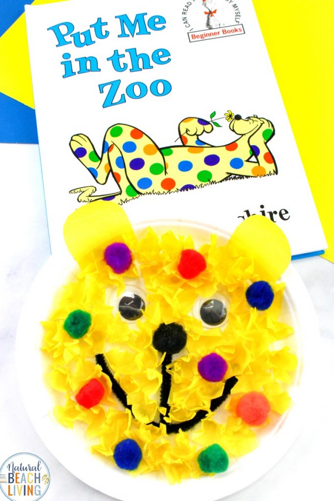 Put Me in the Zoo Craft for Preschoolers - Dr. Seuss Paper Plate Craft -  Natural Beach Living