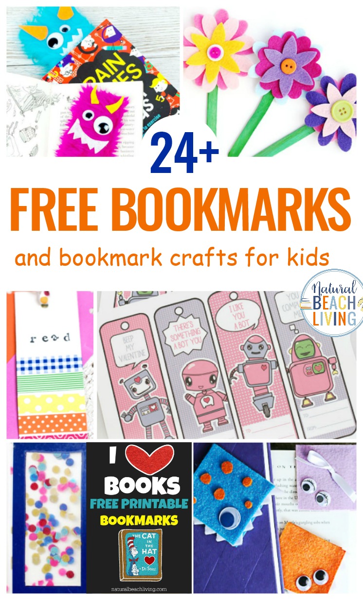 Printable Bookmarks for Kids and Adults