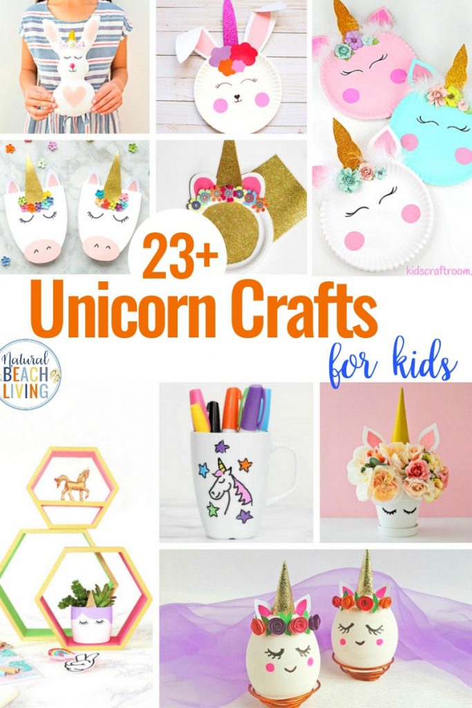 23+ Unicorn Crafts for Kids, Perfect Unicorn Craft Ideas for any unicorn fan. These super sweet unicorn crafts are perfect for preschoolers, teens, and adults. There are easy unicorn crafts for everyone that loves rainbows and unicorns crafts, cool unicorn crafts, DIY unicorn crafts, unicorn crafts for preschoolers