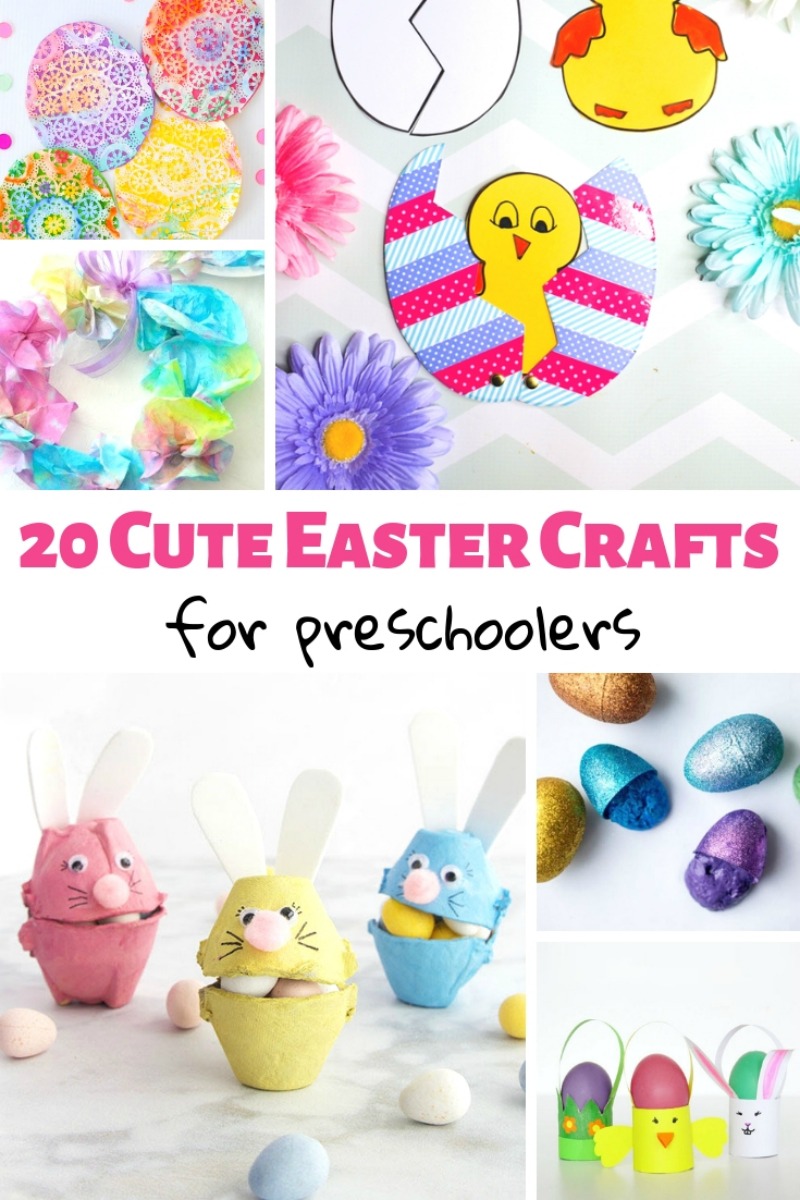 30+ Easter Crafts for Preschoolers, Fun Easter crafts for kids with easy Easter Projects and ideas for all ages, from toddlers and preschoolers to tweens and teens. Egg Crafts, Easter Art Projects, painted eggs, paper plate bunny crafts, and more.
