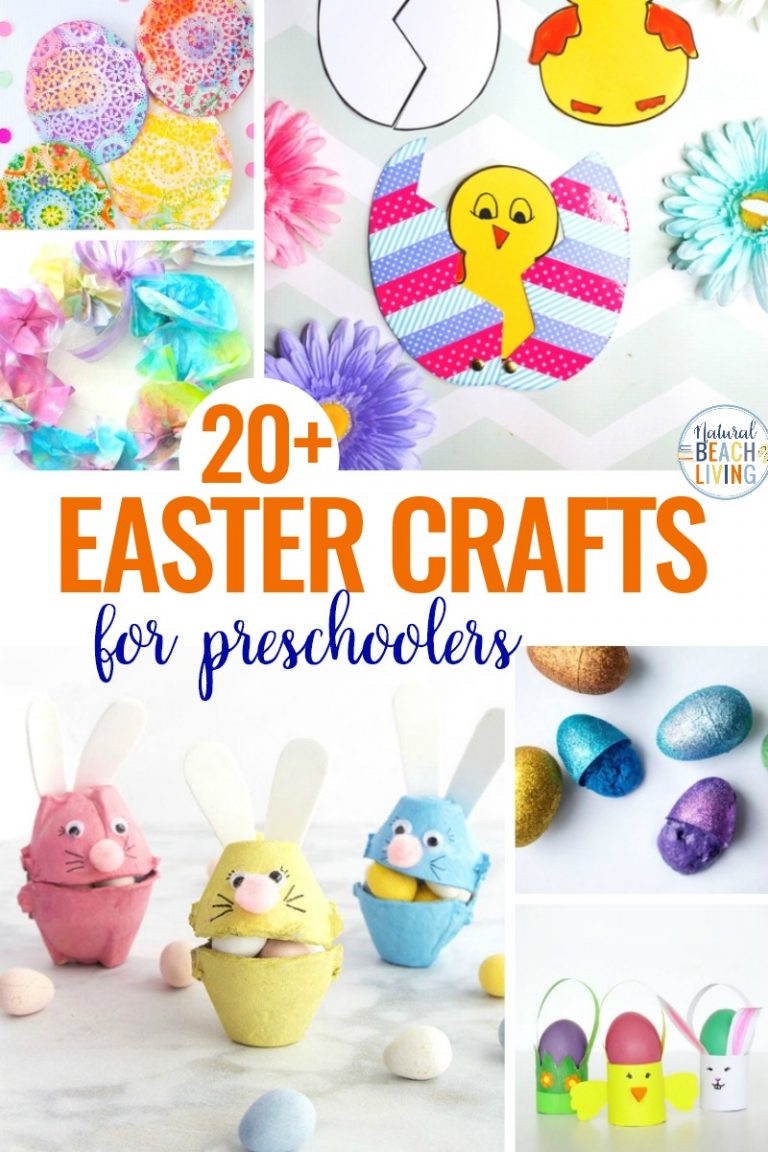 30+ Easter Crafts for Preschoolers - Natural Beach Living