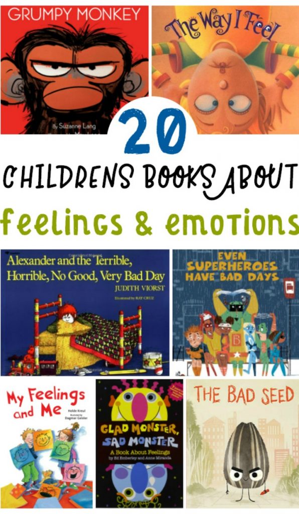 25+ Preschool Books about Feelings and Emotions will get your children excited about learning and exploring their emotions. Books about Emotions for Toddlers and Preschoolers and The Best Picture Books About Emotions for Toddlers and Preschoolers