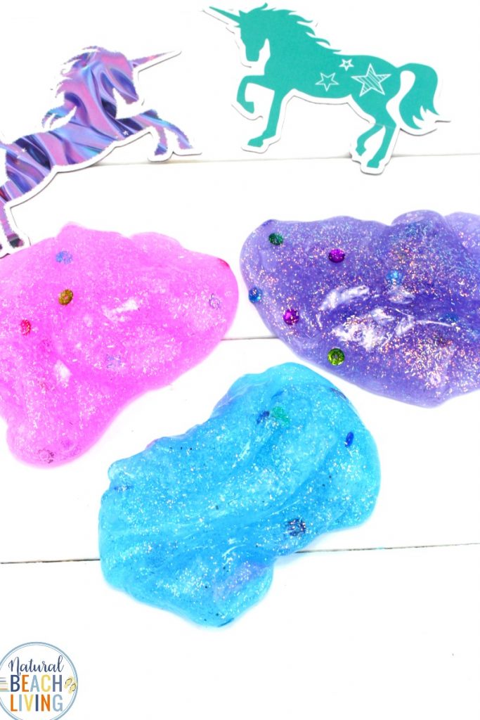 THE BEST Contact Solution Slime, This is the perfect Unicorn Slime made with only a few ingredients for fun sensory play. This Slime Recipe with Contact Solution ia an easy Glitter Glue Slime Recipe, See How to Make Slime with Contact Solution and How to Make Unicorn Slime with your kids