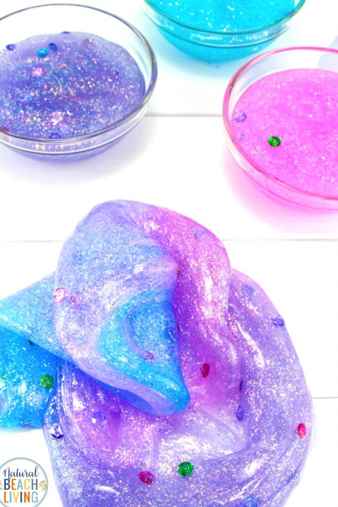 Your kids will love this Unicorn Slime Recipe with contact solution. This Elmer's Glue Slime with Contact Solution is perfect for a Unicorn Birthday Party or any unicorn Activity. Unicorn Slime is easy to make for the Best Contact Solution Slime, Ready to Learn How to Make Unicorn Slime and The Best Slime Recipes!