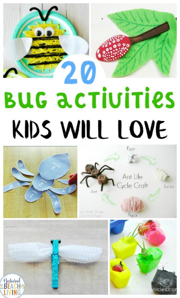 Bug Activities for Preschool, Preschool Insect Theme, These Bug Activities for Preschool and Kindergarten are great for a bug theme. You'll find fun learning activities, crafts, ideas, printables and insect science activities. Great ideas for a preschool insect theme or hands-on activities for your kids