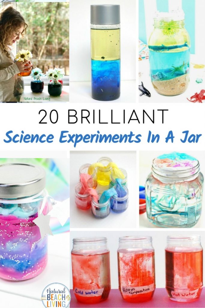 Science Experiments in a Jar are the Best! These Preschool Science Activities and Science Projects are Easy and Mostly Mess free, Grab a few mason jars and get ready to excite your kids with these fun Science Activities and Science Experiments for Kids 