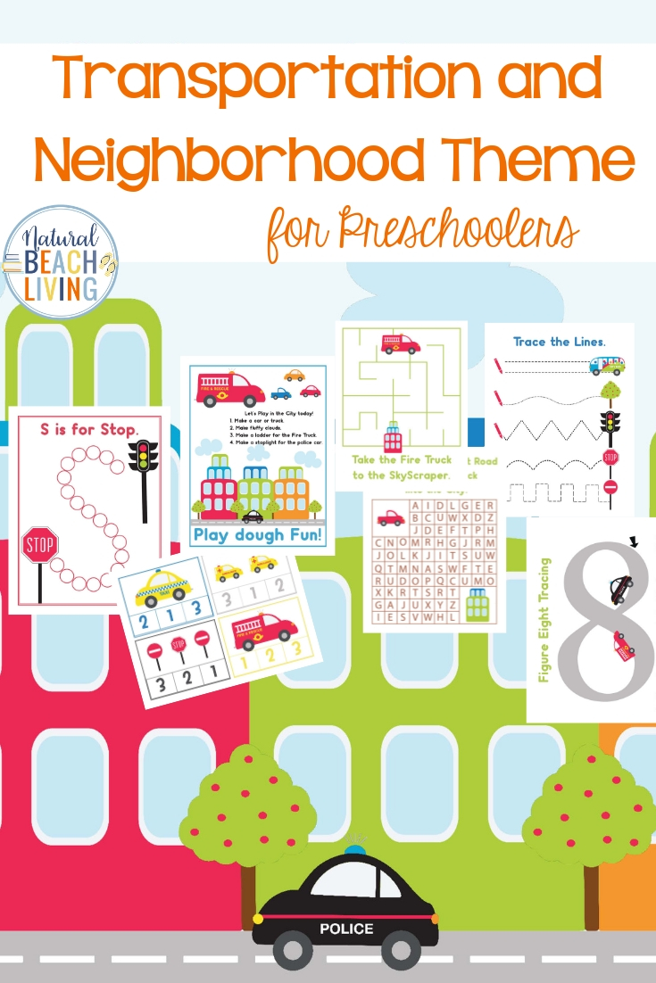 This Preschool Neighborhood Theme Printables Pack is full of fun City Life and Transportation activity sheets your children will love. Hands-on learning activities that include preschool math, alphabet activities, puzzles, language activities, alphabet activity sheets, playdough mats and more for every preschool theme!
