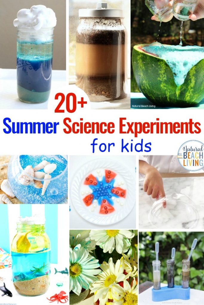 These Summer Science Experiments for kids are awesome! They will have your children learning about water density and ocean zones through Simple Science Experiments, making things erupt and explode for fun Science Experiments for preschoolers, 25+ Science Activities for Kids that inspire children to enjoy science with Hands on Science Activities