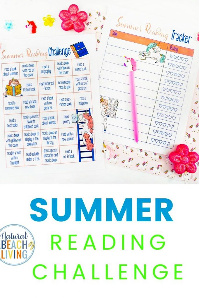 Summer Reading Challenge and Summer Reading Log for Kids is full of inspiring ways to play, learn, and explore with great books, you'll get 26 challenge ideas and a reading log making reading fun for children of all ages. Unicorn Reading Challenge for Kids and Reading Challenges for Students