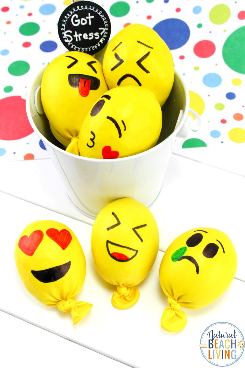 Emoji Stress Balls - How to Make a Stress Ball for Kids and Adults ...