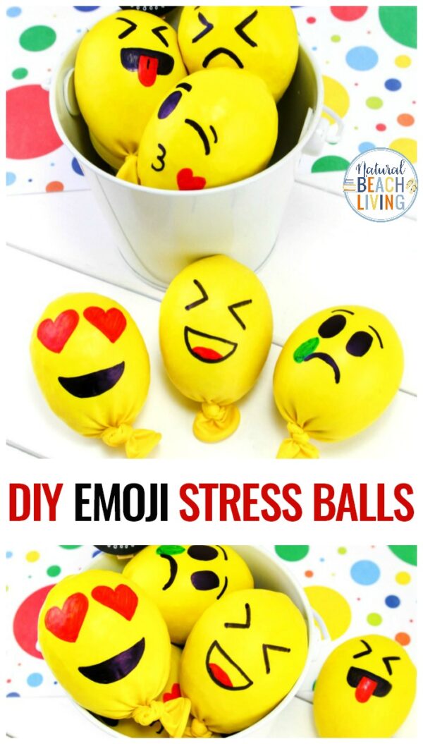 Emoji Stress Balls - How to Make a Stress Ball for Kids and Adults ...