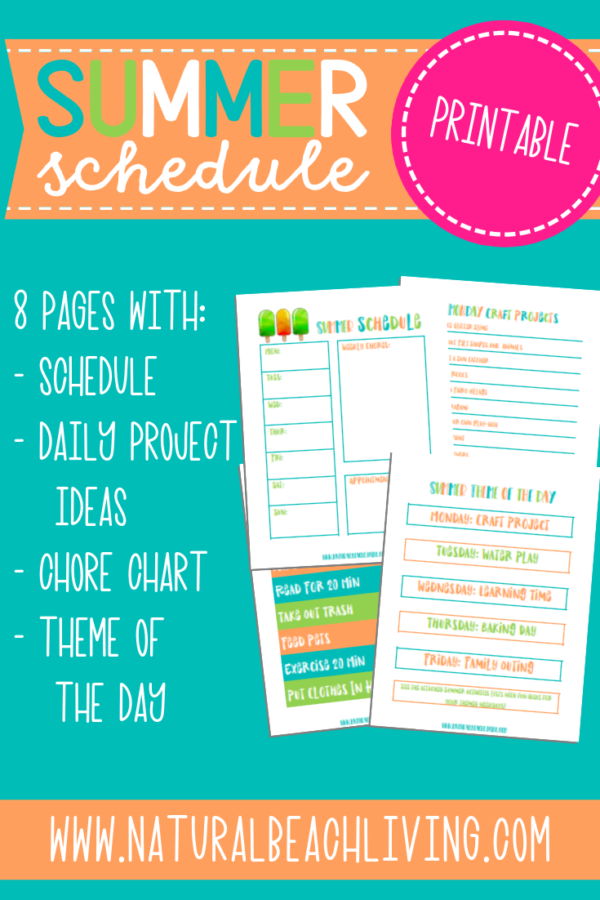 45+ Fun Printable Summer Activities for Kids - Natural Beach Living