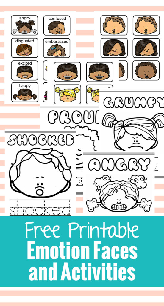Preschool Emotions Printables and Feelings Cards, preschool emotions printables, Helping children to express their feelings and handle difficult situations with calmness. preschool feelings printables, emotion cards printable for teaching children about their emotions and feelings,