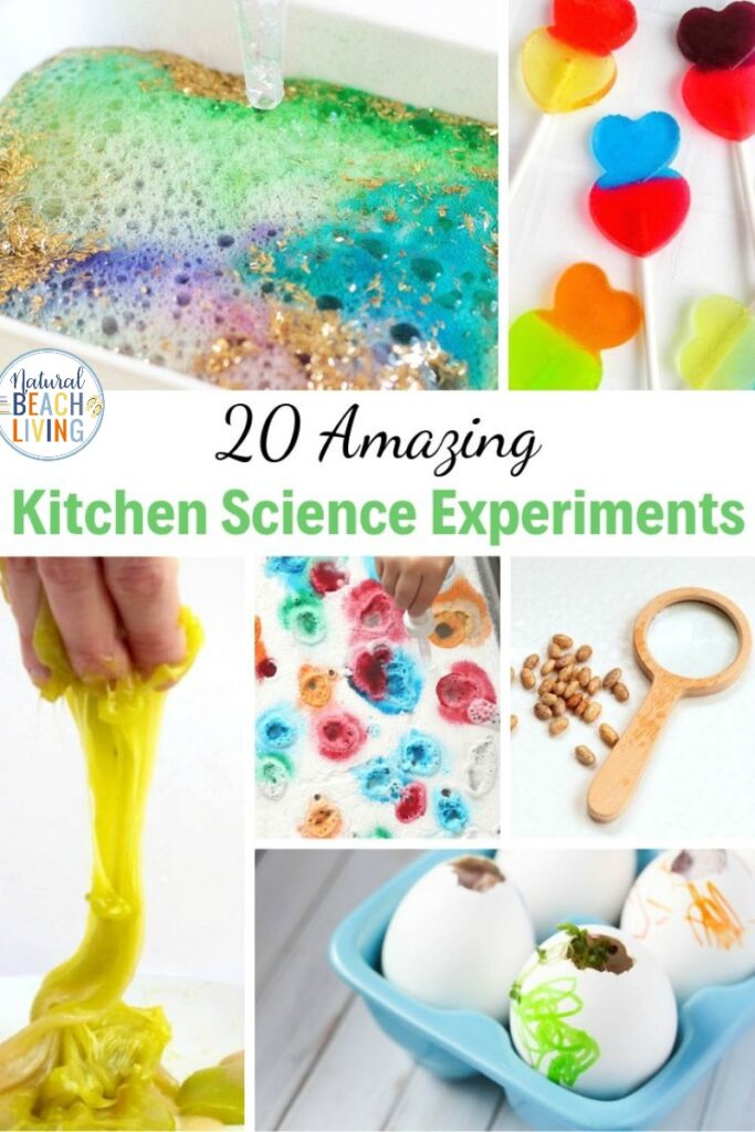 These Kitchen Science Experiments are a great and fun way to encourage learning in your children. From Toddlers to Teens have fun creating Very Simple Science Experiments at home! Kitchen chemistry reactions and homemade kitchen science experiments for kids, Find The Best Science Activities for Kids Here! 