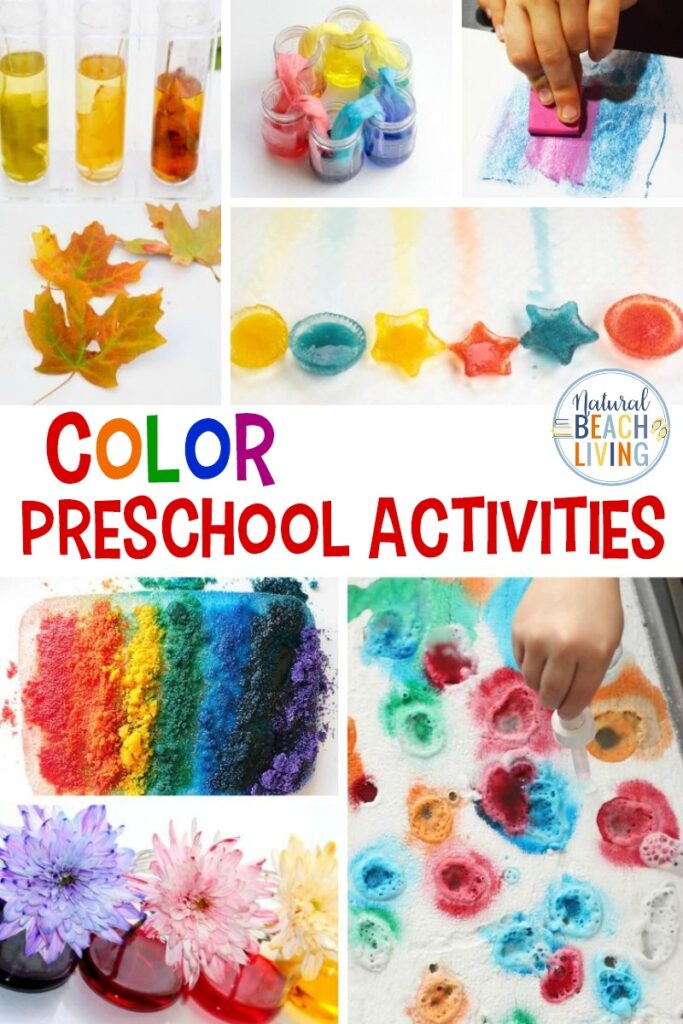 Fun Educational Color Activities, Color Activities for Hands on Learning, Teaching Colors Activities, There are so many ways to make learning colors fun for kids. From color sorting activities to color games, color scavenger hunts, crafts, art activities, sensory play and other fun activities to teach colors.