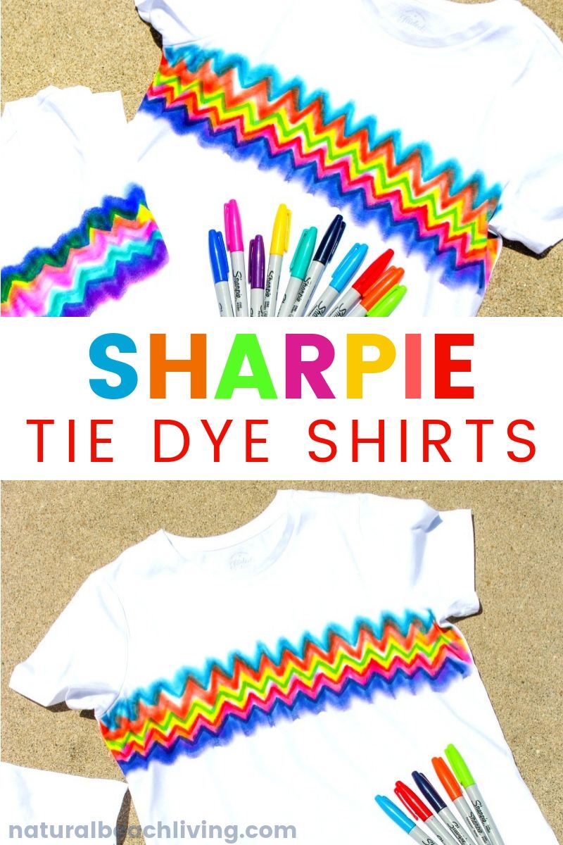 How to Make Sharpie Tie Dye Shirts – Easy Tie Dye Shirts for Kids