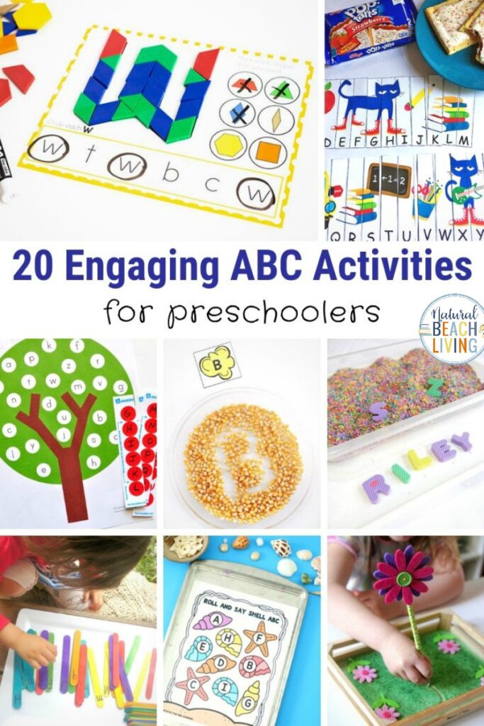 These Alphabet Activities for Preschoolers are a great way to build their confidence and knowledge. They'll learn their letters so easily with these fun ways to teach the alphabet. Alphabet Activities for Kindergarten and Alphabet Activities for Toddlers plus printable alphabet activities  