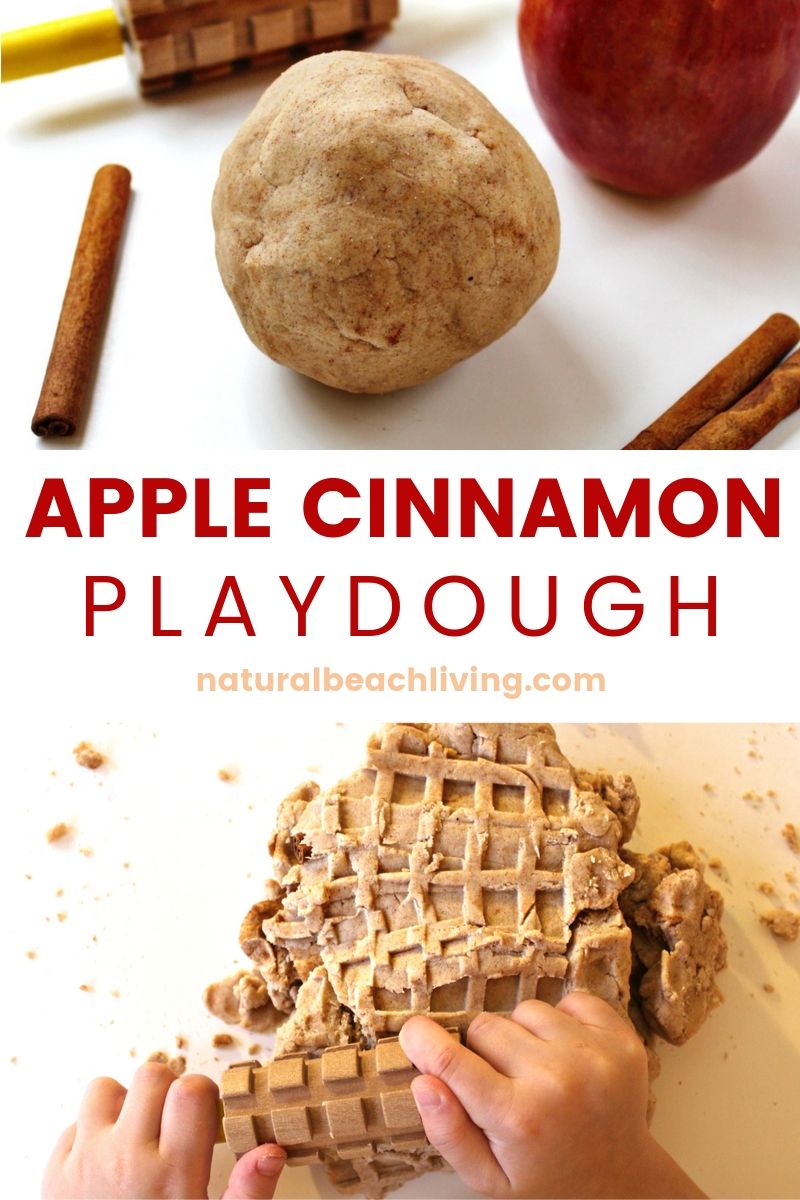 The Best No Cook Apple Cinnamon Playdough Recipe
