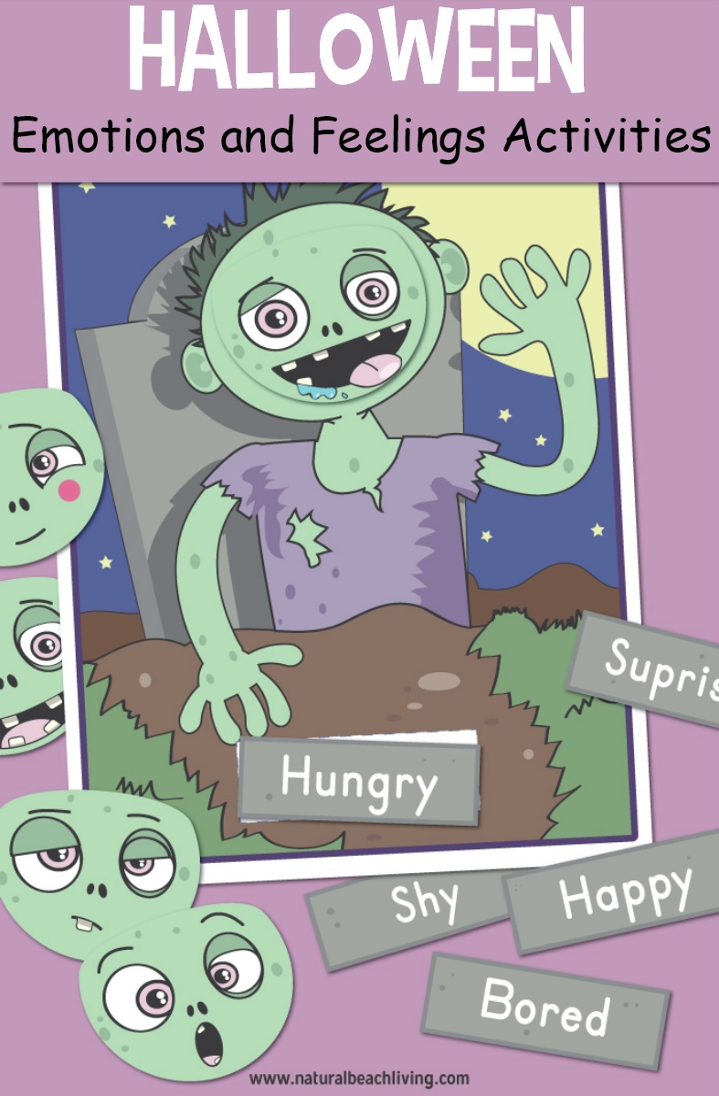 Halloween Preschool Emotions Printables – Emotion Activities for Preschoolers